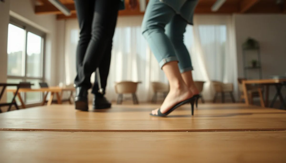 Join aimee iris who is dancing on tables